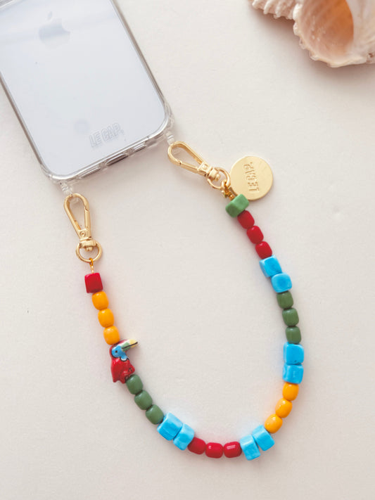 Beaded Wristy Strap - Tiki Twist