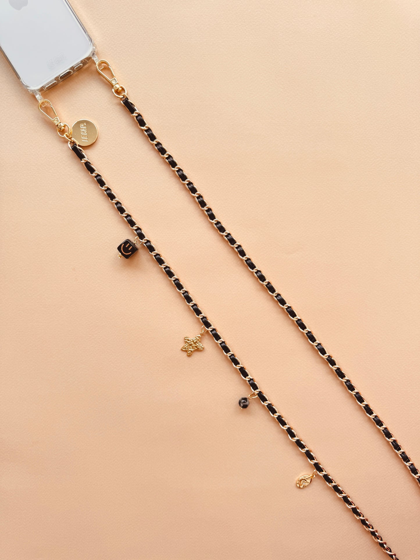 Ink Charm Chain Crossbody Phone Strap
