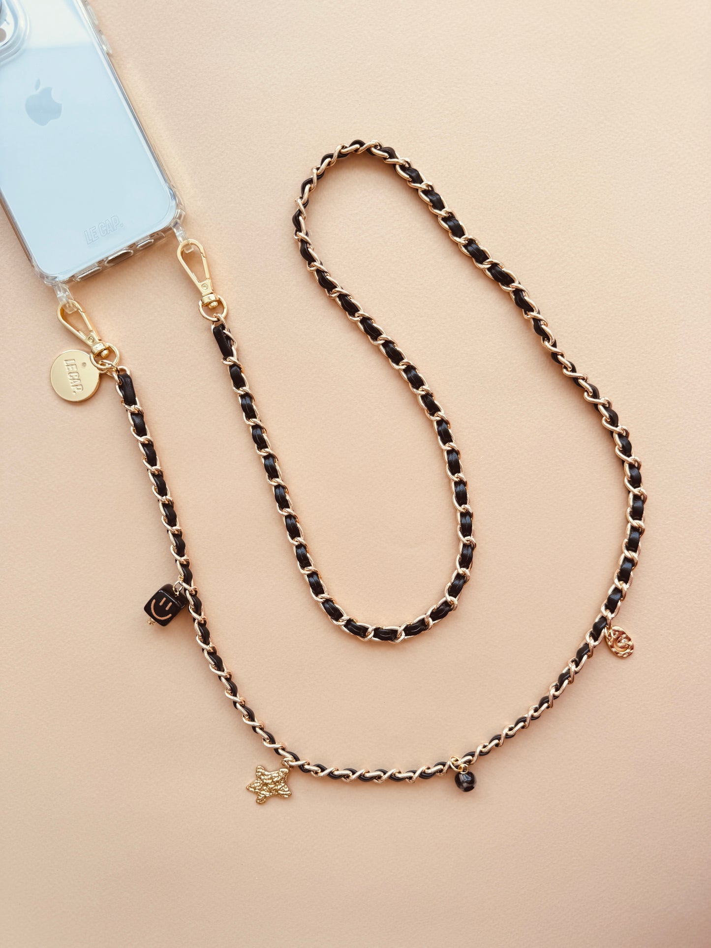 Ink Charm Chain Crossbody Phone Strap