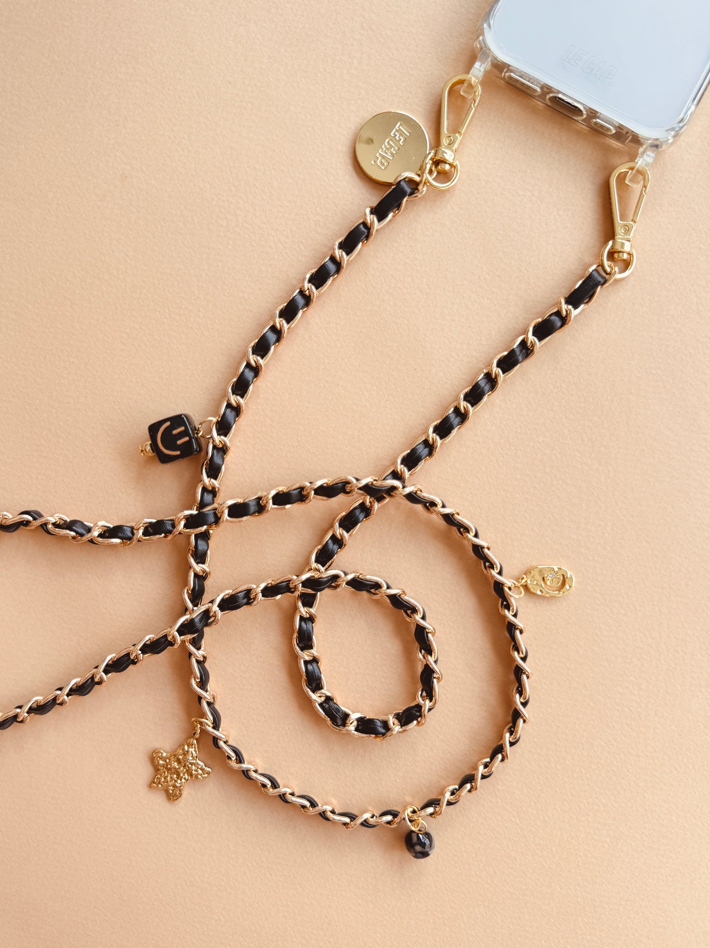 Ink Charm Chain Crossbody Phone Strap