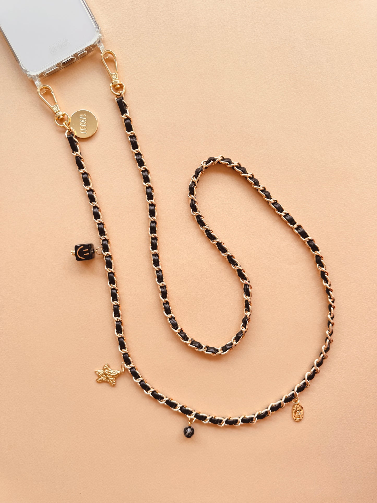 Ink Charm Chain Crossbody Phone Strap