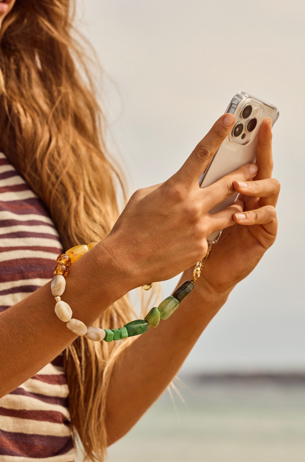 Beaded Wristy Strap - Amber Grove