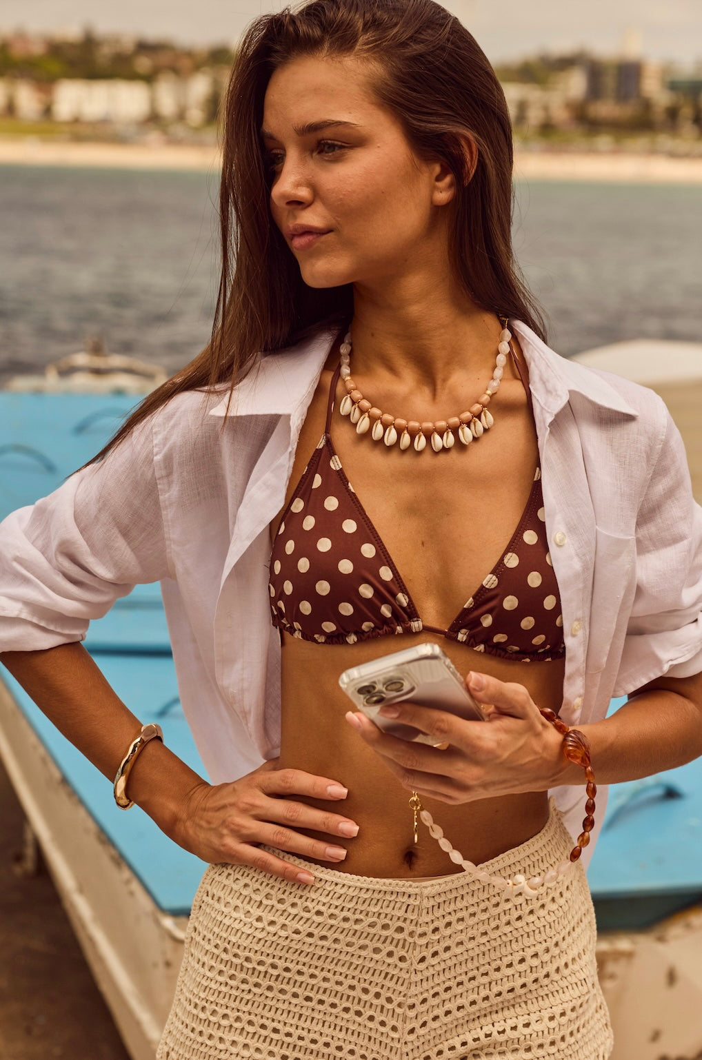 Beaded Wristy Strap - Island Goddess (Yellow)