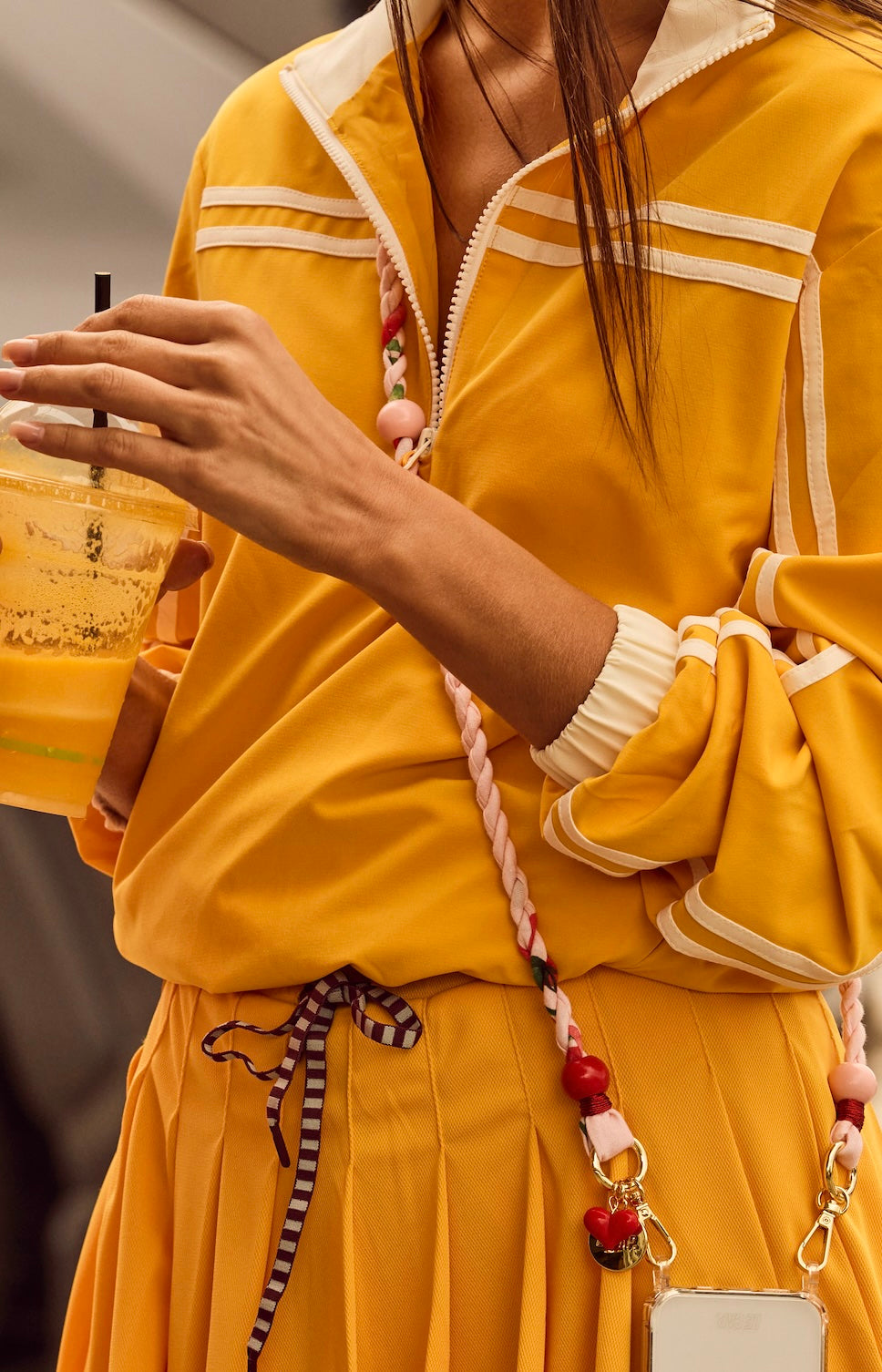 Flamingo Bay Crossbody Phone Strap